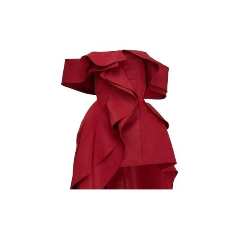 Alexander McQueen Sleeveless Dress Women's Red-2