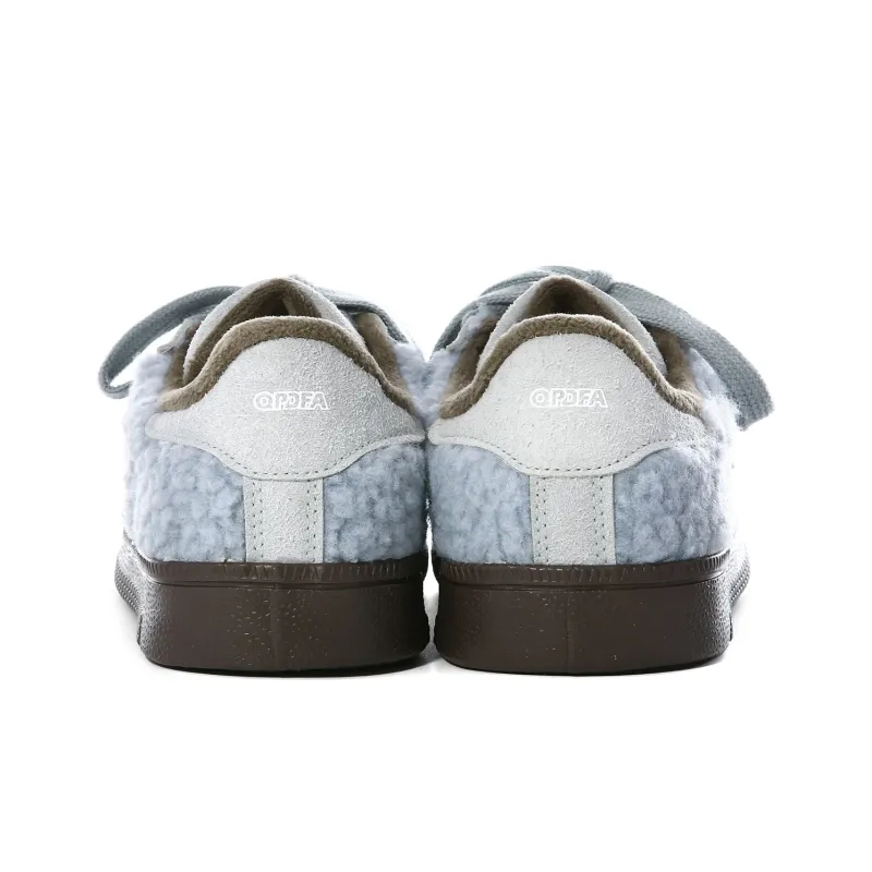 Lovely You Lightweight Warm And Wear Resistant Low Top Casual Shoes Women's Blue Brown-3