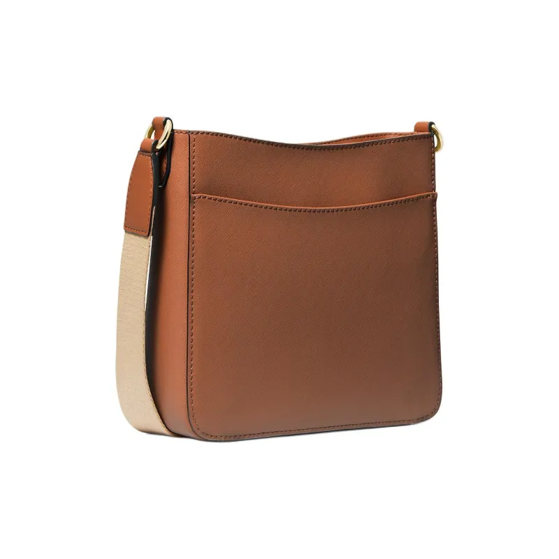 MICHAEL KORS Jet Set Travel Coated Canvas Messenger Bag, Shoulder Bag, Crossbody Bag Small Size Unisex Brown-2
