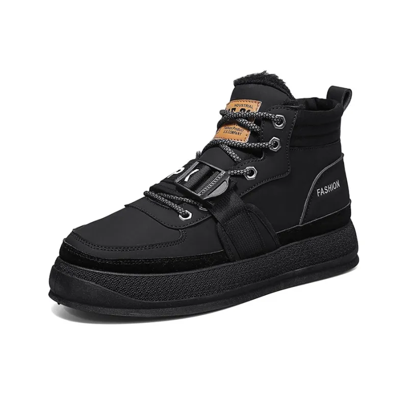 Wooden Rabbit Thermal Short Snow Boots Men's-2