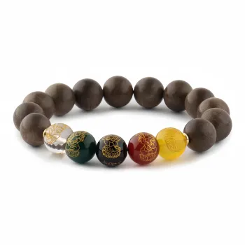 RIXIANGWAN Agarwood Bracelets Unisex
