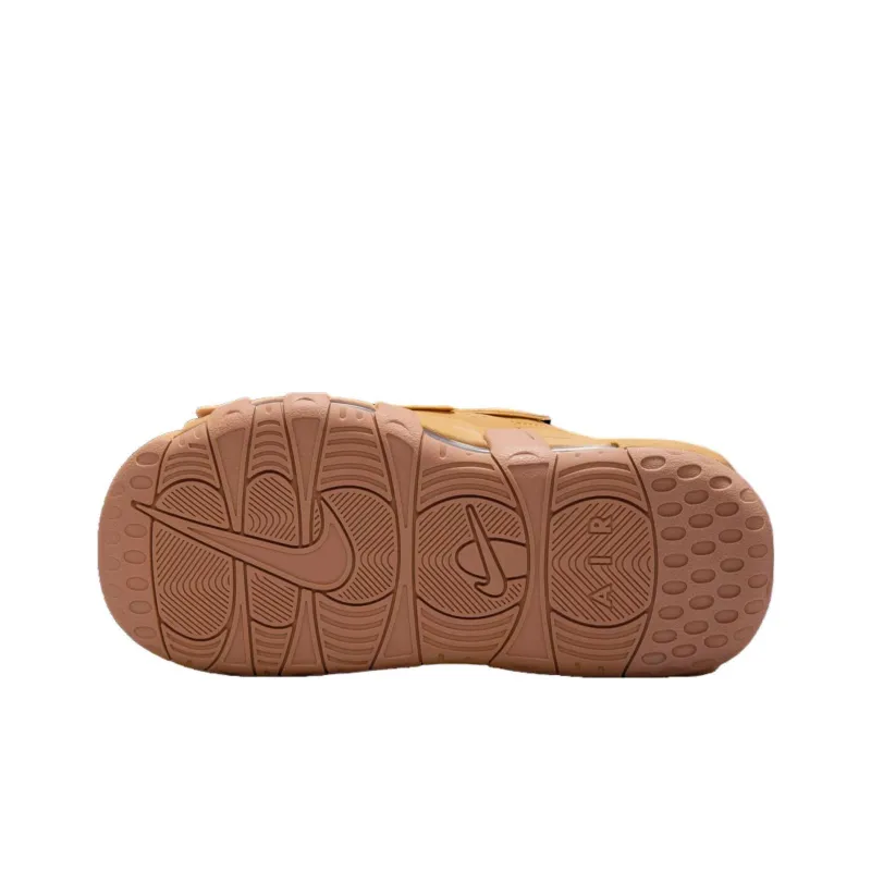Nike Air More Uptempo Slides 'Flax'-4