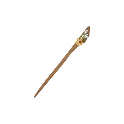 CHIMERA Green Sandalwood Hairpin And Comb Set Headpiece Women's