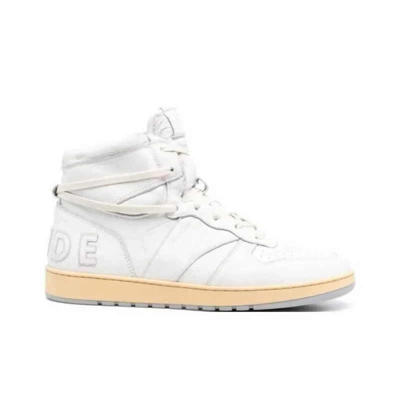 RHUDE Leather Panelled Sneakers-1