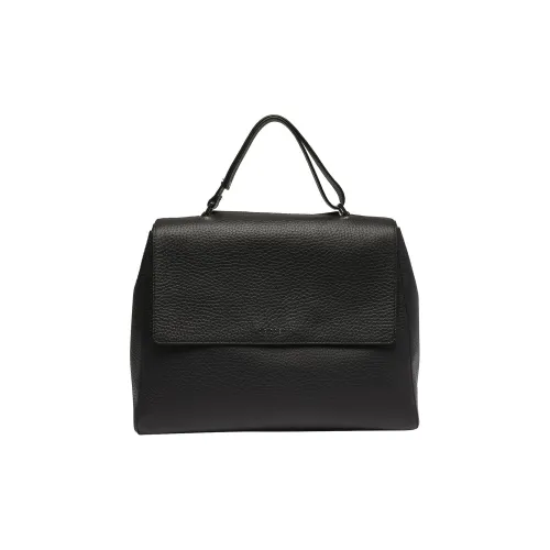 Orciani Logo Lettering Foldover Top Tote Bag