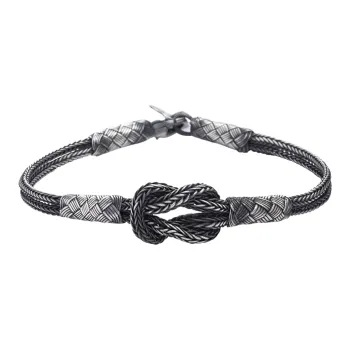 LUCKYMOJO Sterling Silver Bracelets Unisex