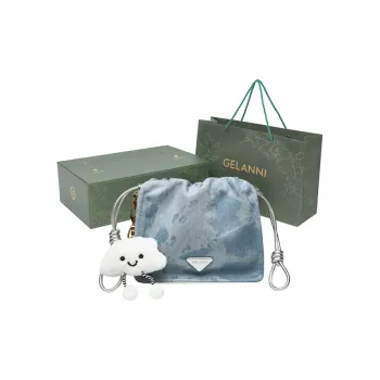 GELANNI PU Bucket Bags Shoulder Bags Women's Blue