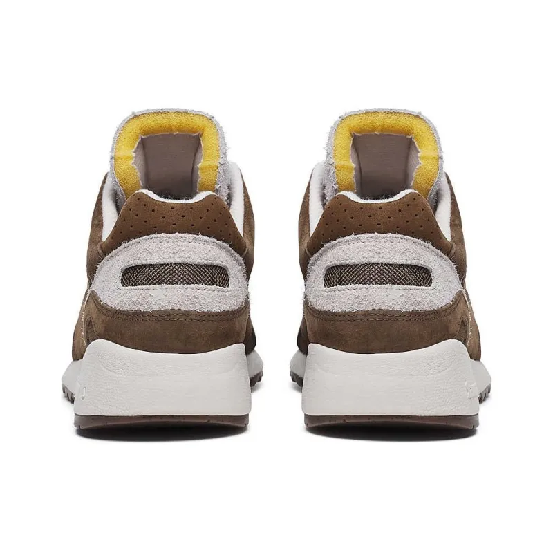 Saucony Shadow 6000 Anti Slip Wear Resistant Low Top Casual Shoes Unisex Brown-4