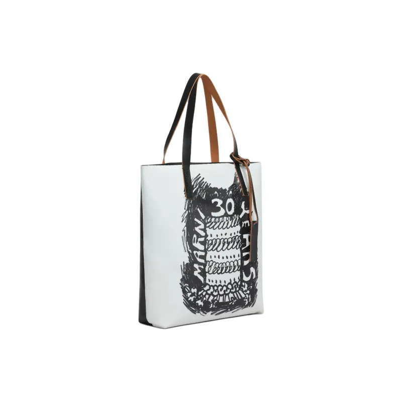 MARNI 30th Anniversary Print Two Toned Tribeca Tote Bag-1