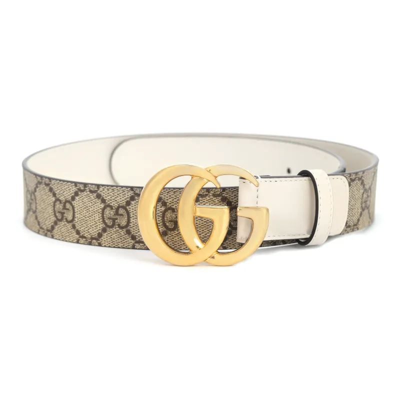 GUCCI Leather Belts Women's Beige-0