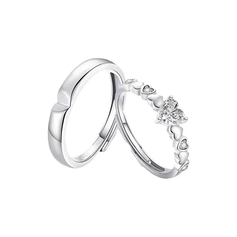 YINI 925 Sterling Silver Rings Unisex-0