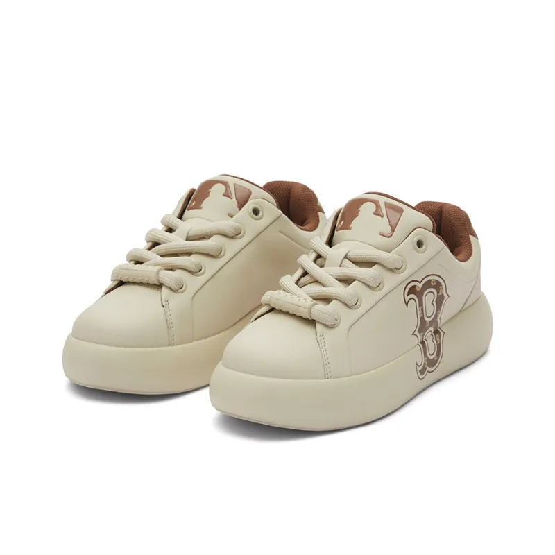 MLB Chunky Classic 24SS Cushioning, Wear Resistant Low Top Skateboard Shoes Unisex Khaki Brown-2