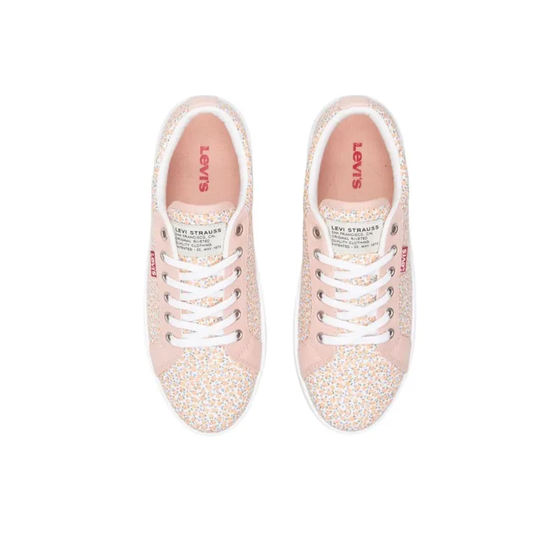 Levi's Low Top Skateboard Shoes Women's Pink-2