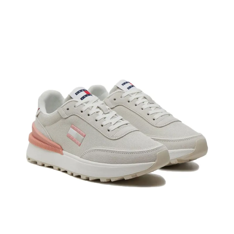 Tommy Hilfiger Zapatillas Low Top Casual Shoes Women's Gray-2