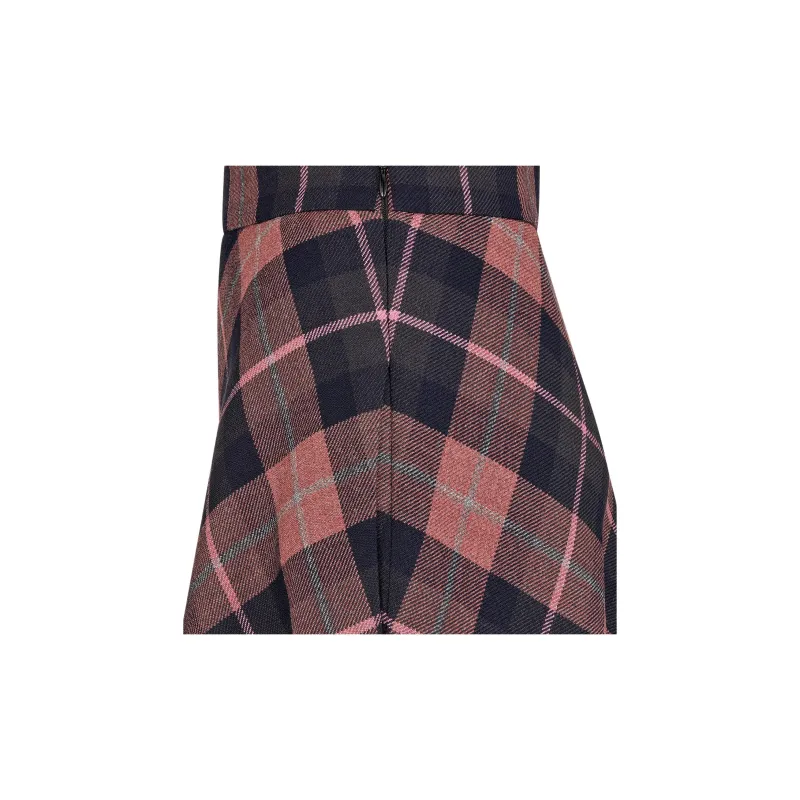 DIOR FW24 Skirt Women's Pink Gray Mix-5
