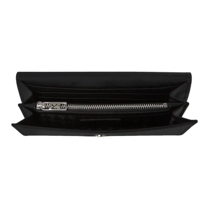 KARL LAGERFELD Cow Leather Wallet Women's Black-2