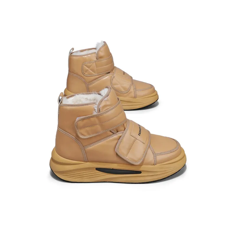 Wooden Rabbit Thermal Abrasion Resistant Short Snow Boots Men's-7