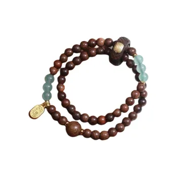 Is Here Golden Sandalwood Bracelets Unisex