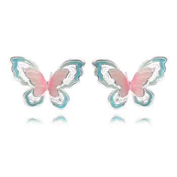 Muyan Alloy Zhuang Zhou Dream Butterfly Earrings Women's