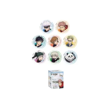 Gu Niang Jujutsu Kaisen Characters Rainbow Collection Tinplate Badge Satoru Gojo & Yuji Itadori Megumi Fushiguro Badges