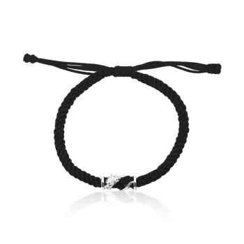 FOREVER MELODY 925 Sterling Silver Rope Bracelets Unisex