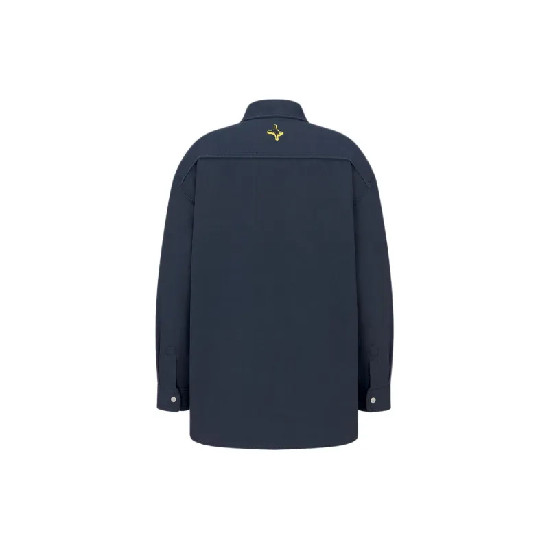 DIOR FW24 Shirt Men's Marine Blue-1