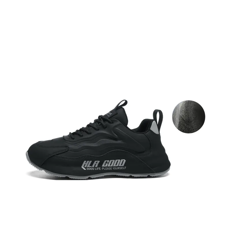 HLA Platform Fleece Lined Height Increasing Slip Resistant Sports Versatile Running Chunky Sneakers Men's-13
