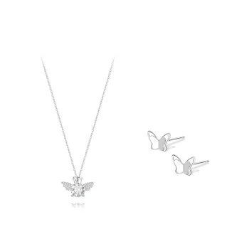 BLANK IN BLANK Zircon Necklaces Women's Anniversary Birthday Present Box
