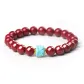 Cinnabar Beaded Bracelet-Blue