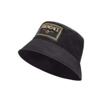 FENDI Fendace Canvas Logo Bucket Hat