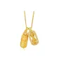 Chinese Auspicious Animal Vajra Pestle Necklace[Gold]
