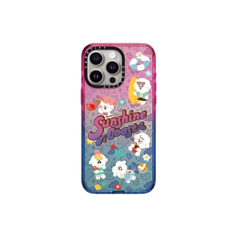 CASETIFY x Naiva Family Plastic Material Sunshine Coast Phone Cases IPhone16ProMax/16Pro/15ProMa Cute Style-3