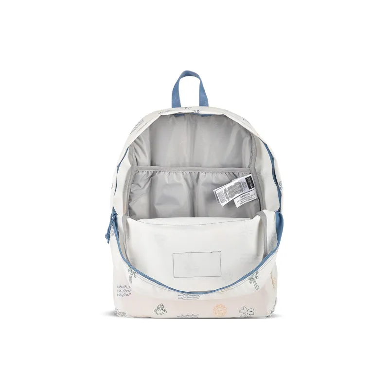 JanSport Fabric Backpack Unisex Island Coconut Ecru-4