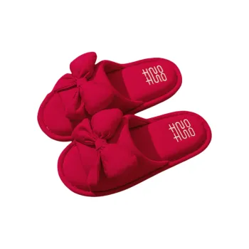 Yalu Wedding Cotton Slippers Celebration Red New Marriage Couple Wedding Indoor Home Slippers