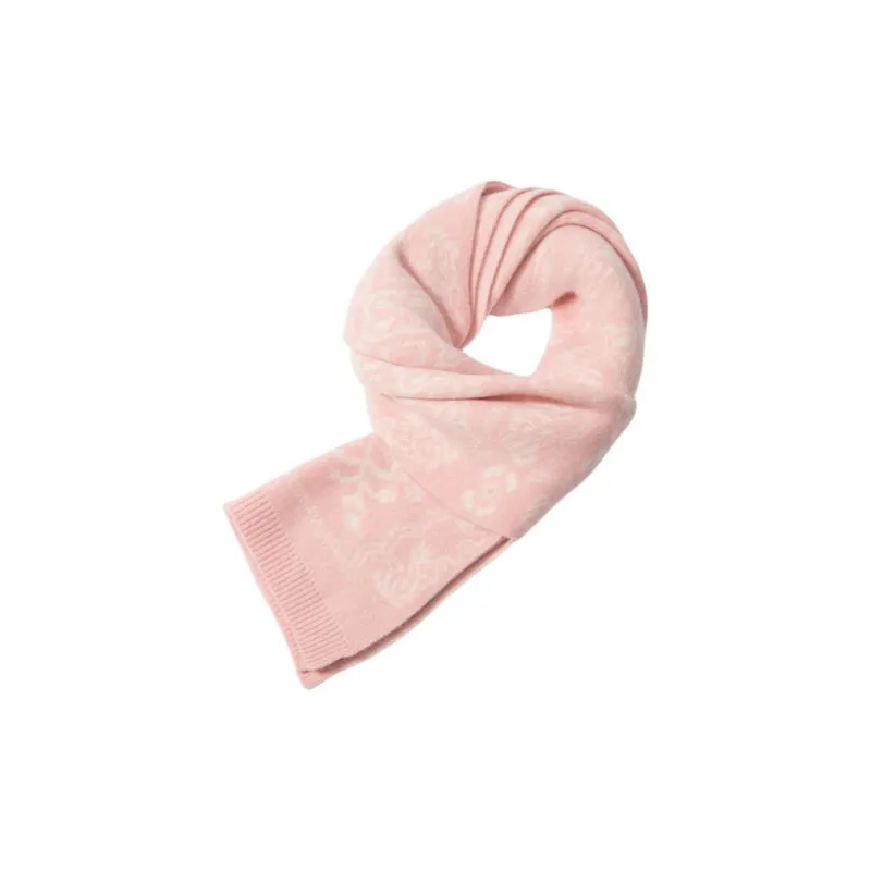 H YXIANG Wool Knit Scarves Women's-10