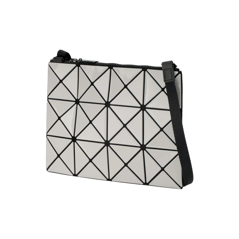 ISSEY MIYAKE Lucent Gloss Polyvinyl Chloride Resin Shoulder Bag Crossbody Bag Regular Women's Light Gray-3