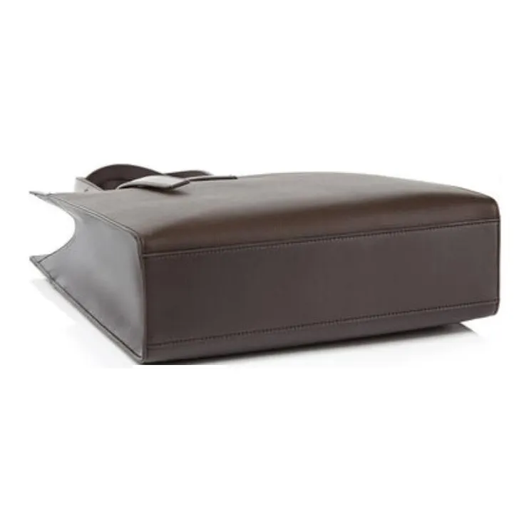 SAMSONITE Pu Tote Bag Shopping Bag Handbag Regular Unisex Brown-4