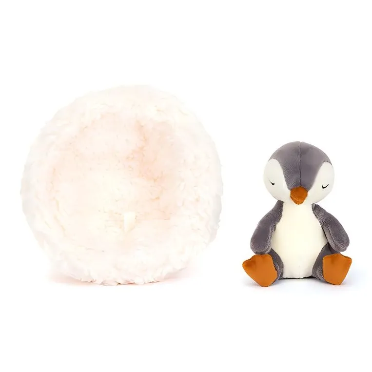 JELLYCAT Hibernating Penguin Stuffed Animal-3
