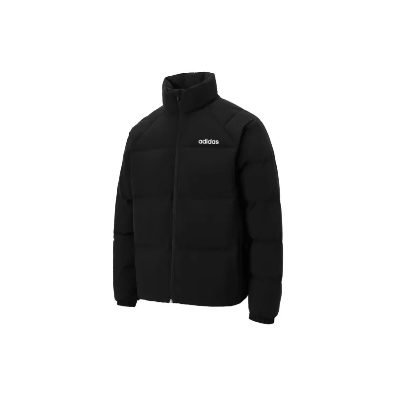Adidas Down Jacket Unisex Black Comes With Necklace-1