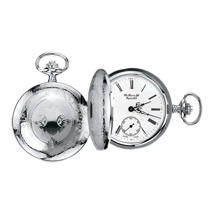 TISSOT Mechanical Movement Manual Mechanical Movement Pocket Watches Unisex White-2
