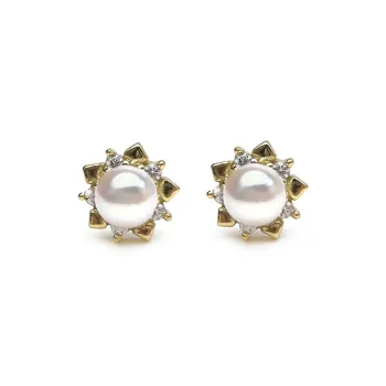 PEARL QUEEN Pearl Stud Earrings Women's
