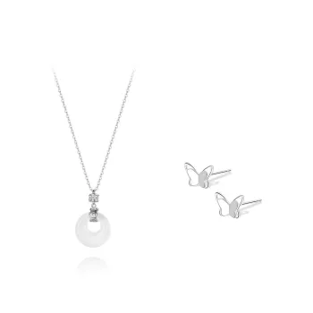 BLANK IN BLANK Zircon Necklaces Women's Bestie Girlfriend Couple Birthday Gift Girl