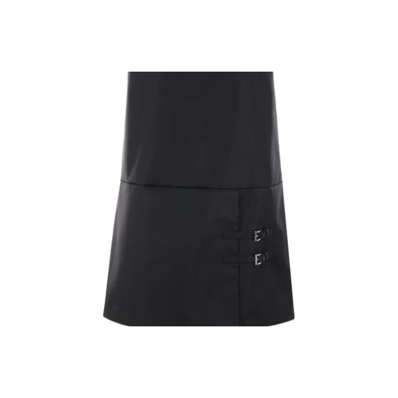 PRADA Enamel Triangle Sleeveless Mini Dress-6