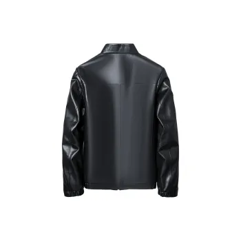 KAISER Leather Jacket Men's Black