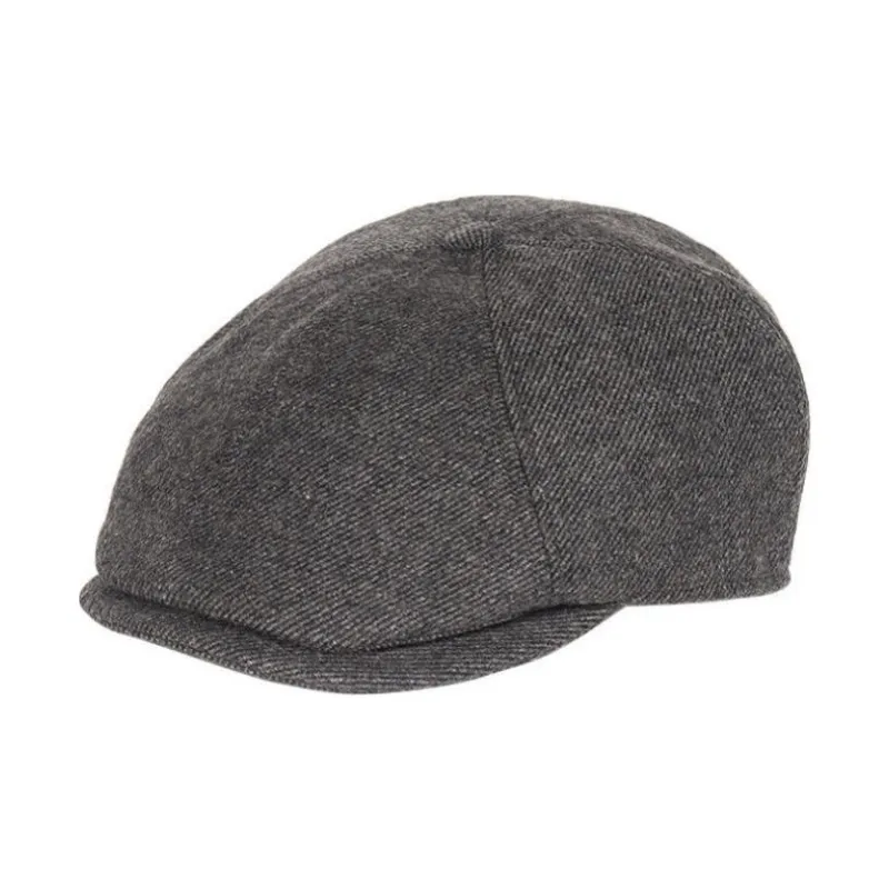 BARBOUR Wool Berets Unisex Charcoal Gray-0