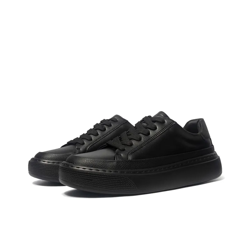 Haobin Coverage Low-Top Skateboard Shoes Unisex White-9