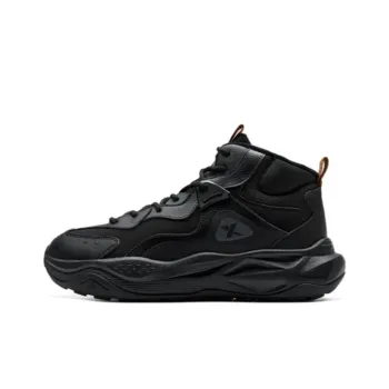 XTEP Red Cliff 2.0 SE Slip Resistant Warm High Top Outdoor Shoes Men's Black