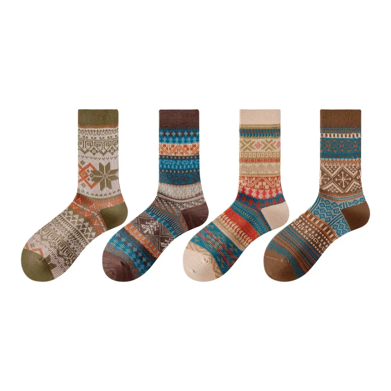 ZEROIN Mid Calf Socks Men's 4 Pack-32