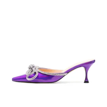 MACH & MACH Wrap-toe Slippers Women's Purple