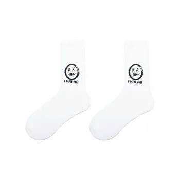 Kinglake Mid Calf Socks Unisex 2 Pack White